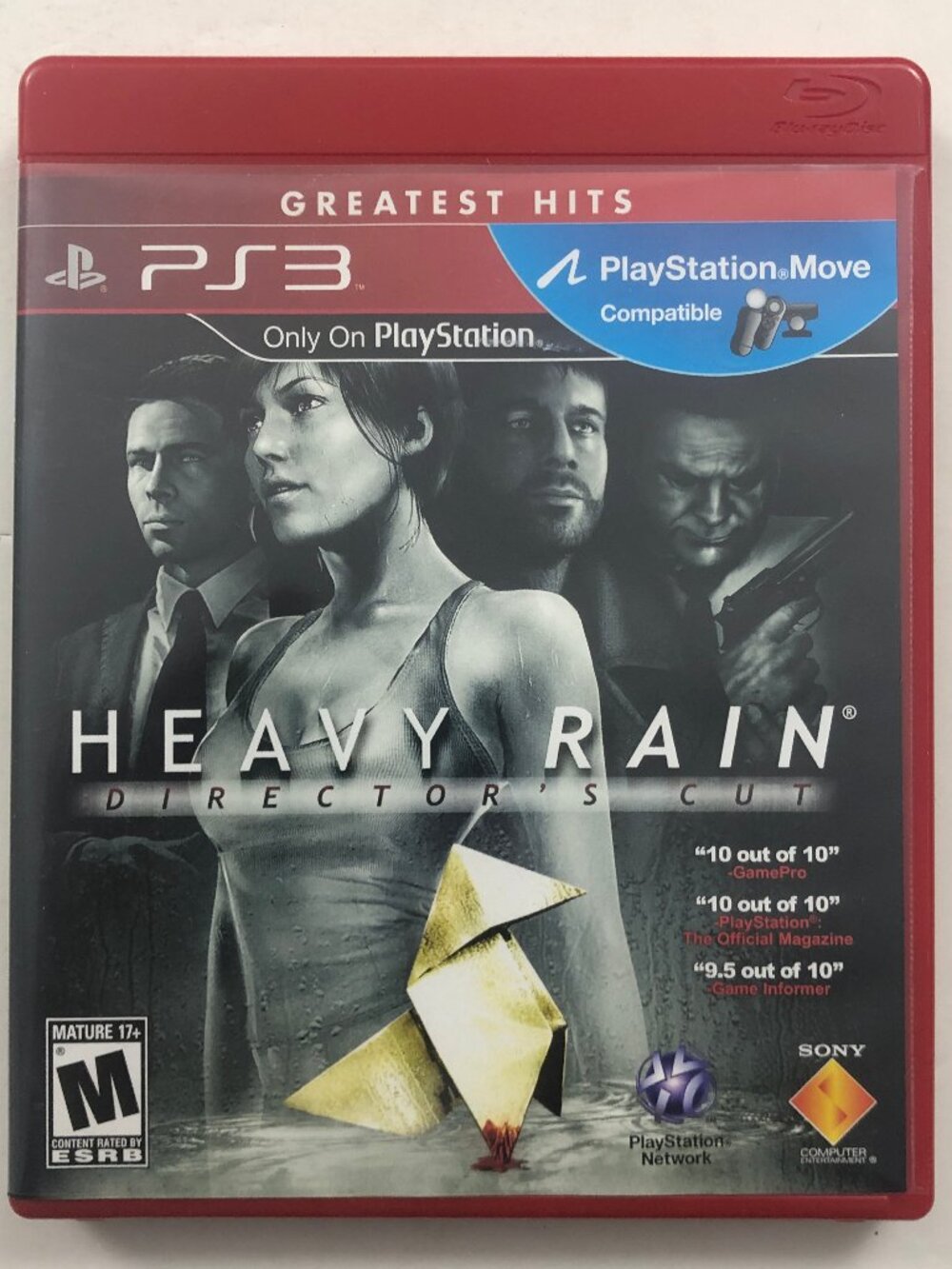 Heavy Rain Directors Cut Sony PlayStation 3 2011 PS3 Video Game CIB Tested